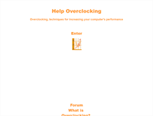 Tablet Screenshot of helpoverclocking.com